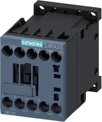 Kontaktor Siemens 3RT2016-1AB02 – 9A, 3 pol, 24V AC