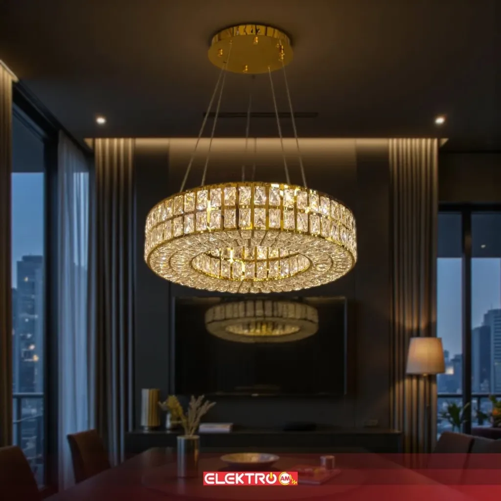 Abazhure LED Kristal i Varur 31319 - 1