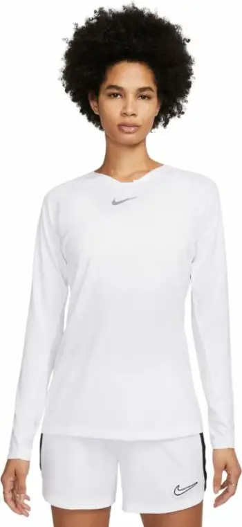 Maicë me gjatësi të gjatë Nike për femra, e bardhë