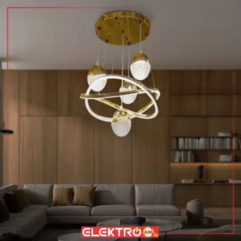Abazhure LED i varur 8558-4 GD