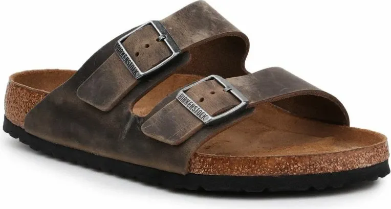 Thongs për meshkuj Birkenstock, të kafta - 1