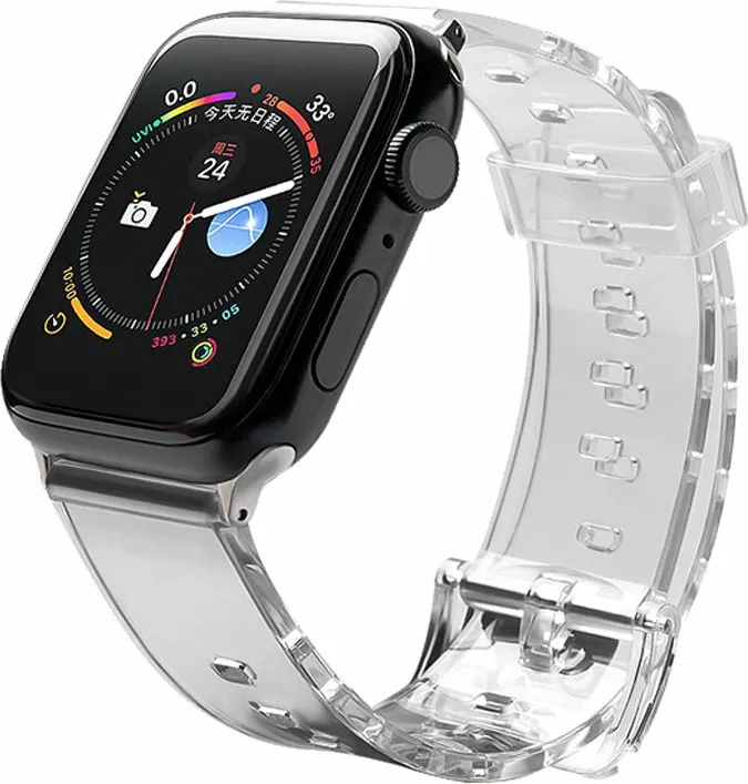 Rrip silikoni për Apple Watch Hurtel, 42/44 mm, i zi - 1