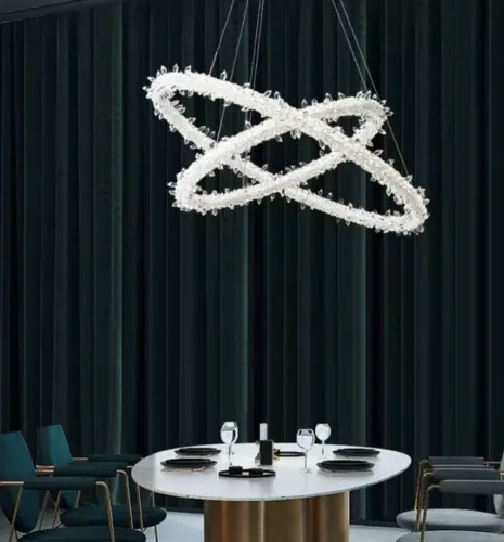 Abazhur kristal i varur LED H14-70+50 - 1