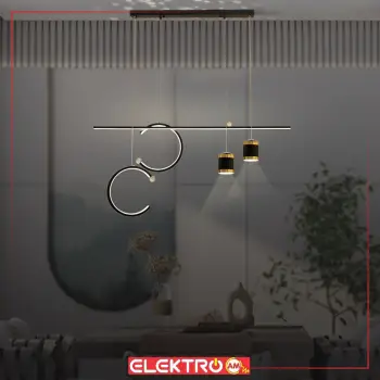 Abazhur LED linear SN0037-BK
