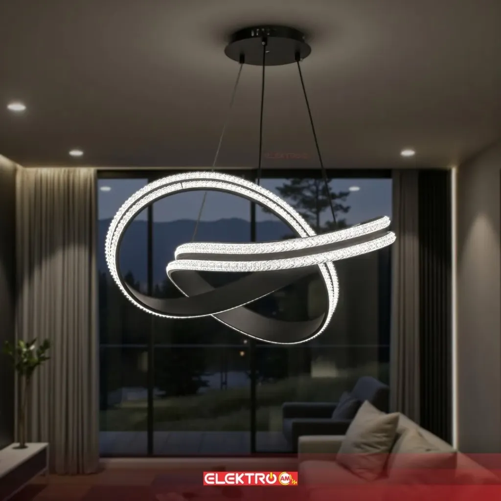 Abazhure LED i varur 1528-1 BK - 1