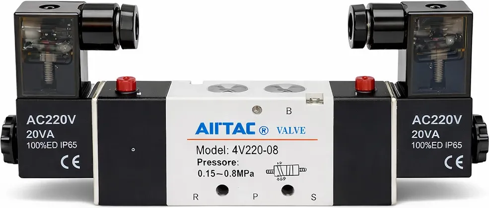 Valvul pneumatike solenoid 4V220-08 AC220V - 1