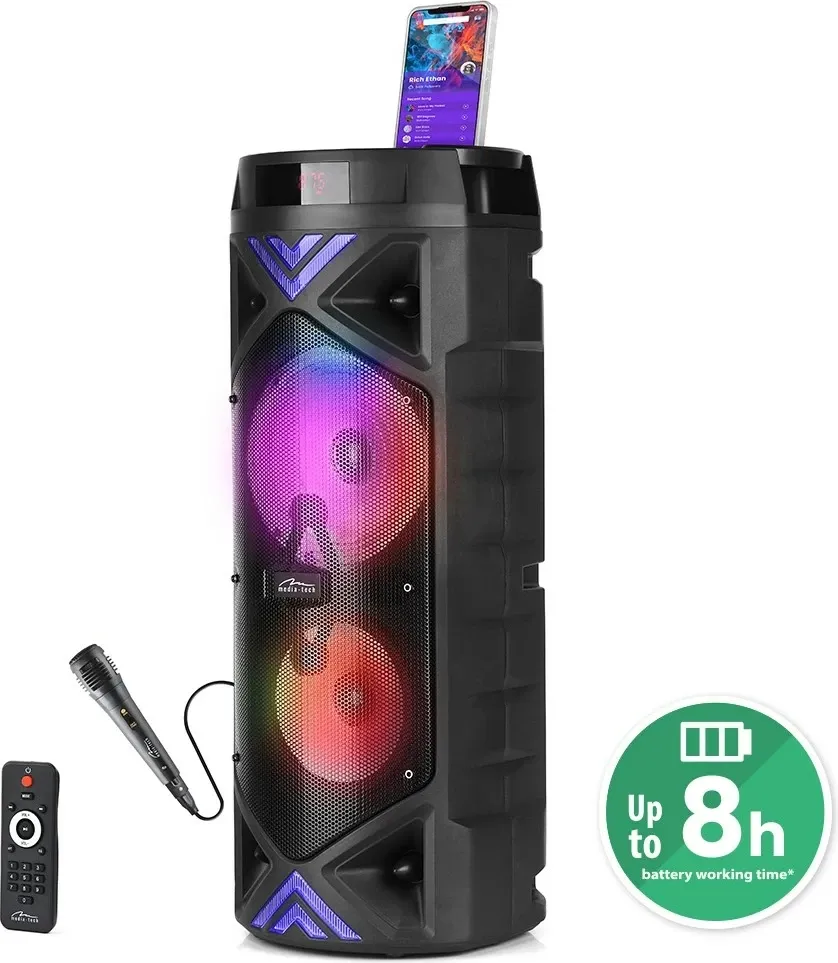 Boks portativ Media tech MT3182, Bluetooth 5.0, 50 W, i zi - 1