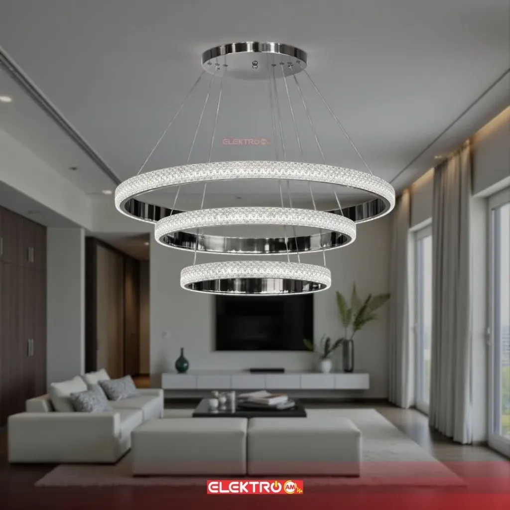 Abazhure LED i varur 1682-3 CH - 1