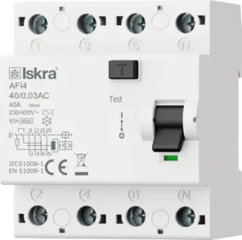 FID Iskra 4P 40A – 0.03mA