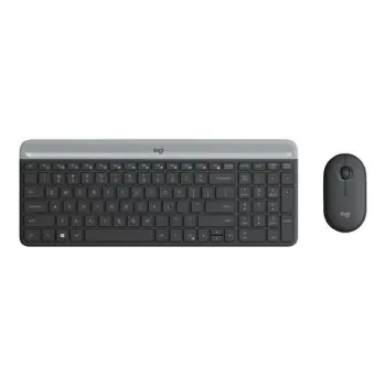 Set tastierë dhe maus wireless Logitech, SLIM, full-size, QWERTZ