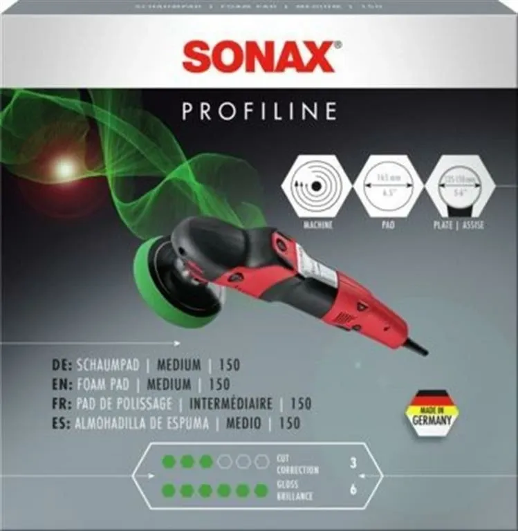 SONAX Profiline Sfungjer Për Polirim Gjelbërt 150 - 1