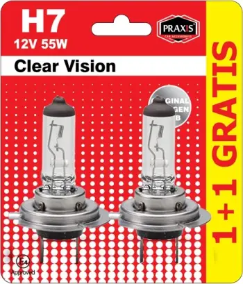 Drita H7 12V-55VV 1+1 GRATIS