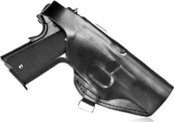 Mbajtëse lëkure për pistoletë Beretta Elite II 92 CZ, 3mm, për parzmore, e zezë