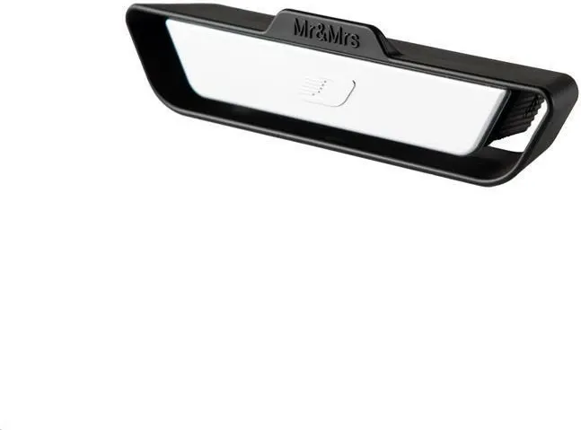 Mr&Mrs EVO Frosted Silver Matt Black - 1
