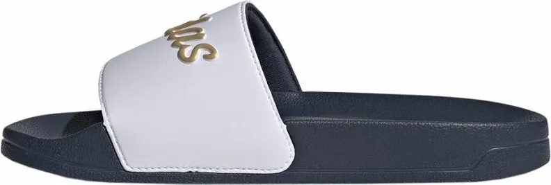 Papuqe për femra adidas, të bardha dhe blu të errët - 3