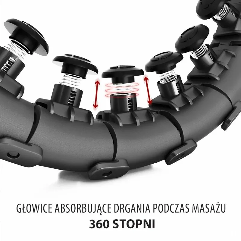 Hula hoop me peshë HMS HHW01, i zi - 10