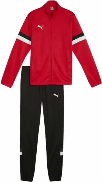 Trenerka për fëmijë Puma, e zezë dhe e kuqe