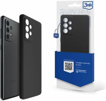 Mbështjellës silikon Samsung Galaxy A53 5G 3mk, i zi