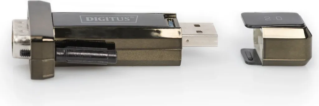 Adapter serial USB 2.0 Digitus, D-Sub, USB, Ngjyrë e zezë - 2