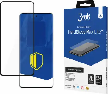 Xham mbrojtës 3mk HardGlass Max Lite për Xiaomi 12 Lite, i zi