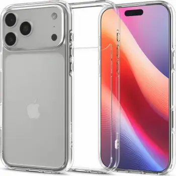 Mbështjellës Spigen Ultra Hybrid për iPhone 17 Pro, Transparent