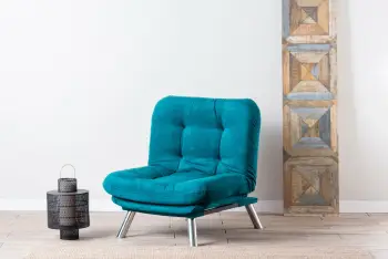 Karrige një vendëshe Atelier del Sofa, Misa Solo, ngjyrë jeshile petrol