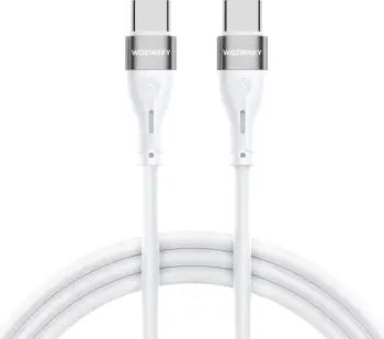 Kabllo USB-C në USB-C Wozinsky WSTCC1, 1m, 65W, Bardhë
