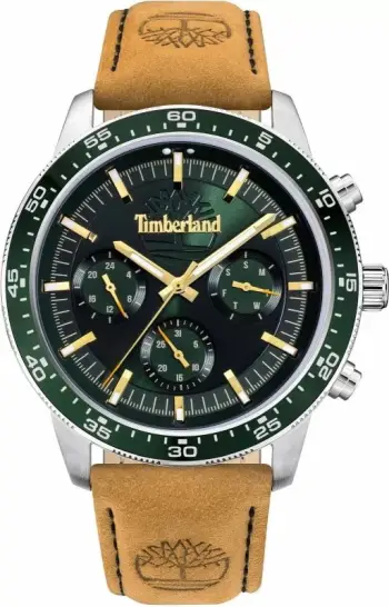 Orë dore meshkuj Timberland Parkman TDWGF0029001, e gjelbër, set me çantë