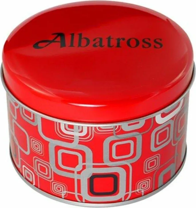 Kuti dhurate për orë Albatross Box Can, metalike, cilindrike, shumëngjyrëshe - 1