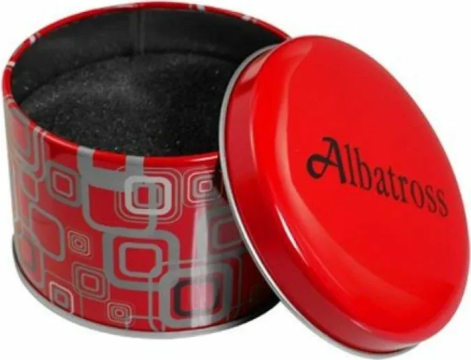 Kuti dhurate për orë Albatross Box Can, metalike, cilindrike, shumëngjyrëshe - 2