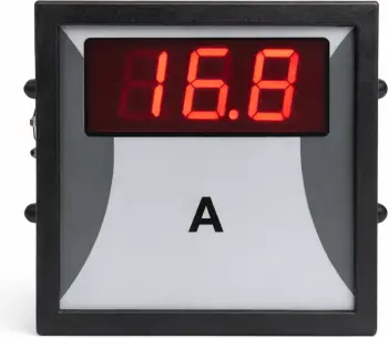 Ampermetër Digjital 0–100A 72x72 mm për Panele Elektrike