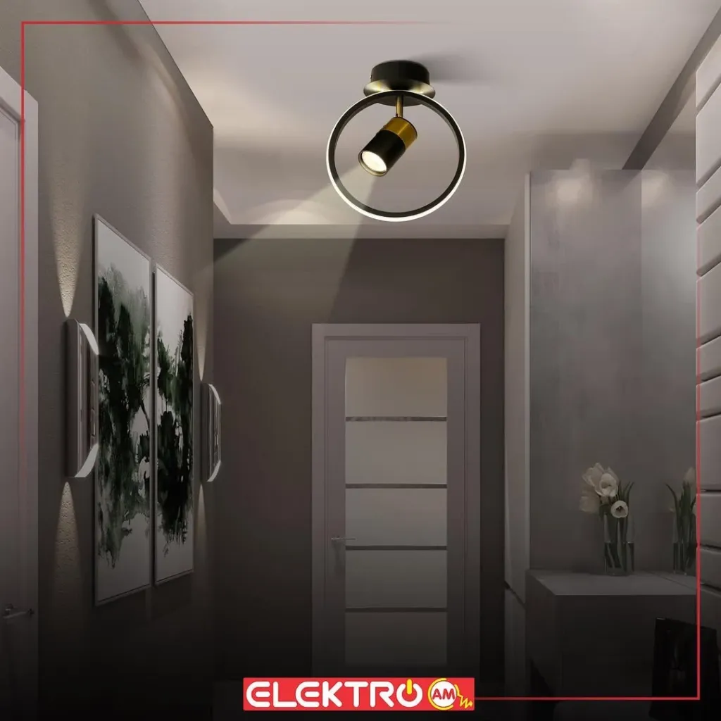 Pllafonjere LED rrethore D02-R - 1