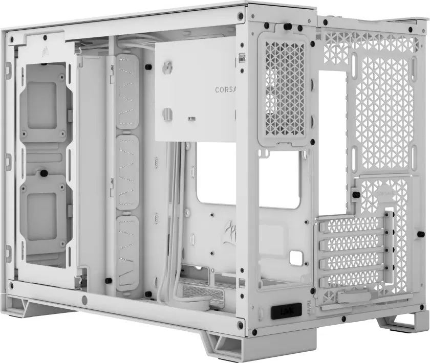Kasë Corsair 2500D Airflow, Tempered Glass, e bardhë - 5