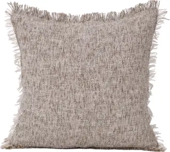 Jastëk dekorativ FINESSE, 45x45cm, material stof, bezhë