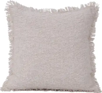 Jastëk dekorativ FINESSE, material tekstili, bezhë e çelët, 45x45cm