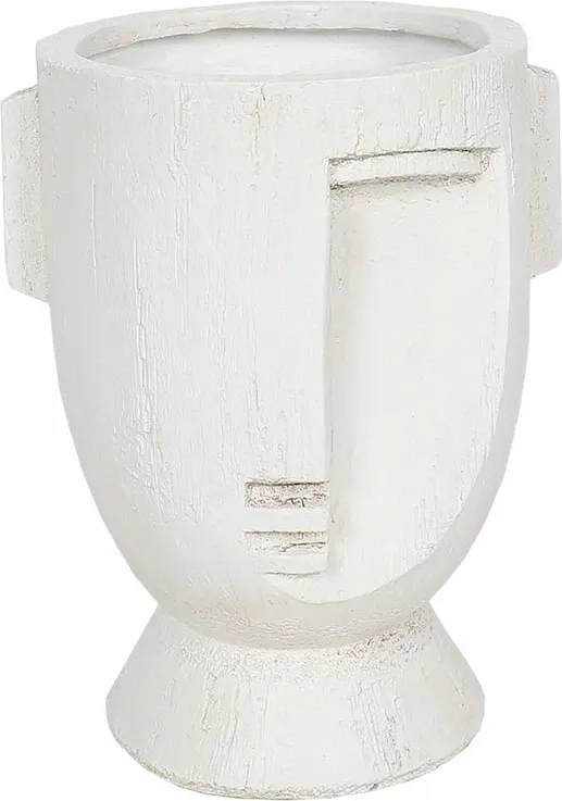Vazë dekorative MUSE, e bardhë, 27x23.5x34.5cm - 1