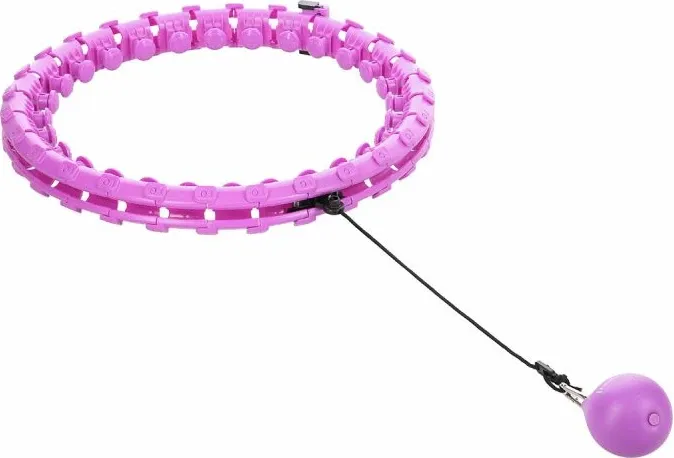 Hula hoop fitnesi HMS HHW12 GT, i rregullueshëm, me peshë, lejla - 7