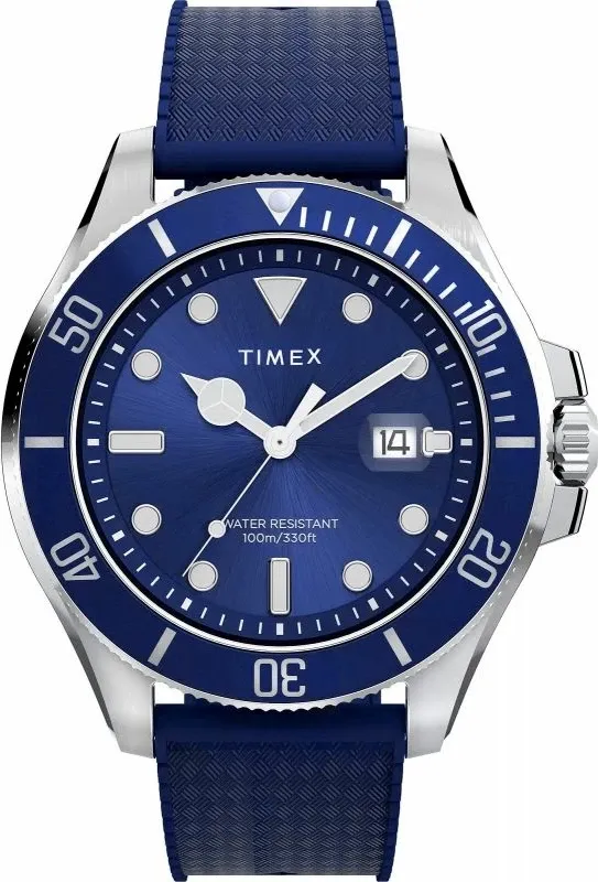 Orë dore për meshkuj Timex, e kaltër - 1