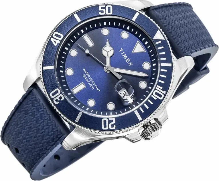 Orë dore për meshkuj Timex, e kaltër - 2