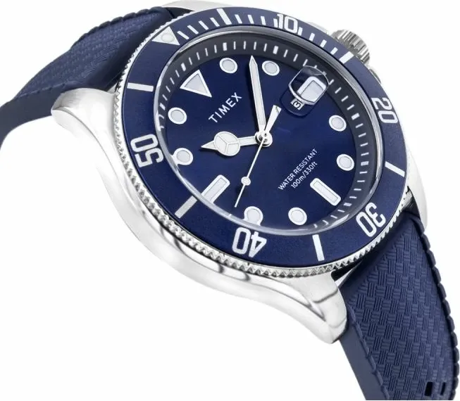 Orë dore për meshkuj Timex, e kaltër - 3