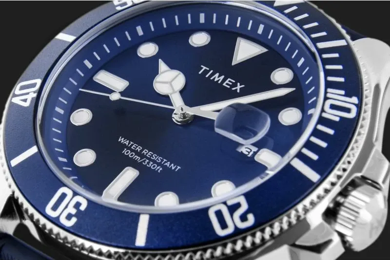 Orë dore për meshkuj Timex, e kaltër - 4