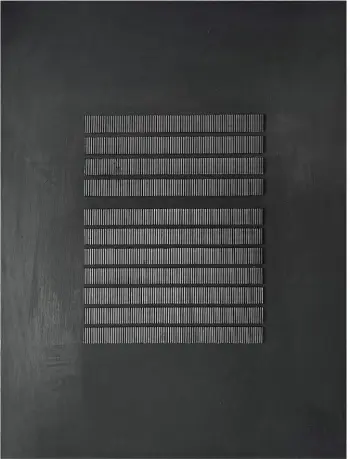 Pikturë dekorative BLACKSTORM, kanavacë e zezë, 75x100x3cm
