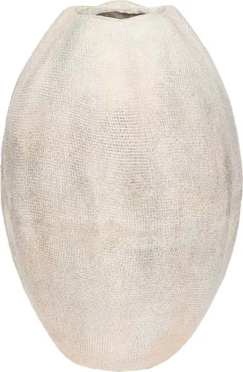 Vazo Thetis, 28x28x43cm, MgO, bezhë-gri