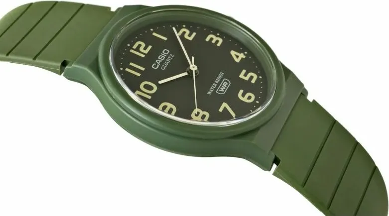 Orë dore femra Casio MQ-24UC-3BEF, e gjelbër, me kuti - 3