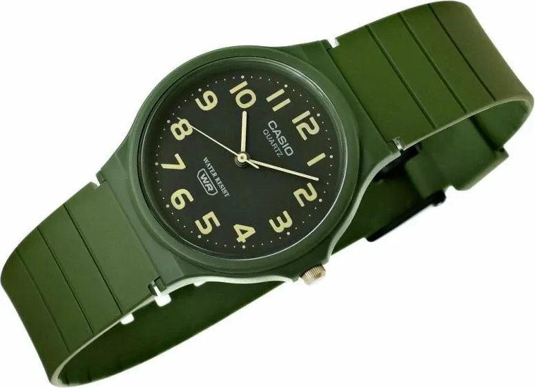 Orë dore femra Casio MQ-24UC-3BEF, e gjelbër, me kuti - 5