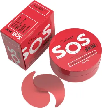 Patches për nën sy Clavier SOS Undereye Skin për femra, 60 copë