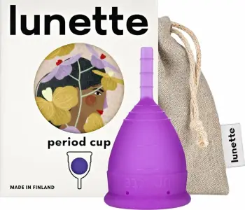 Kupë menstruale për femra Lunette Size 2, 30ml, vjollcë