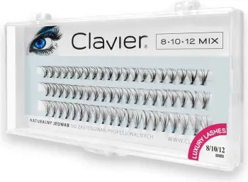 Clusters për qerpikë Clavier Classic Mix 8/10/12mm për femra
