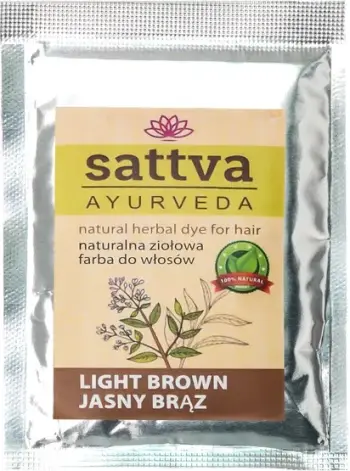 Ngjyrë për flokë për femra Sattva Light Brown 10g
