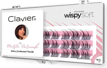 Grup qerpikësh për femra Clavier Wispy Soft by Marta "Zmalowana" Parciak 10-13mm, 1 copë